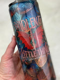 READY TO SHIP Dragon Scale 24oz skinny hand detailed Epoxy tumbler Violent Little Thing