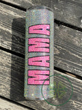 READY TO SHIP Hot Pink Mama Rhinestone 30oz Tumbler - high quality glass rhinestones